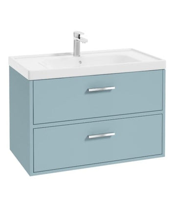 Finland 80cm Vanity Unit Matt Morning Sky Blue