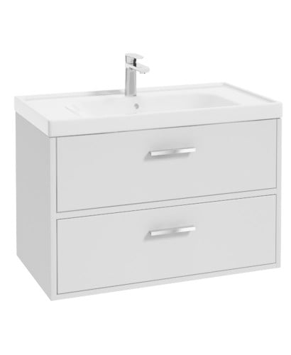 Finland 80cm Vanity Unit Matt White