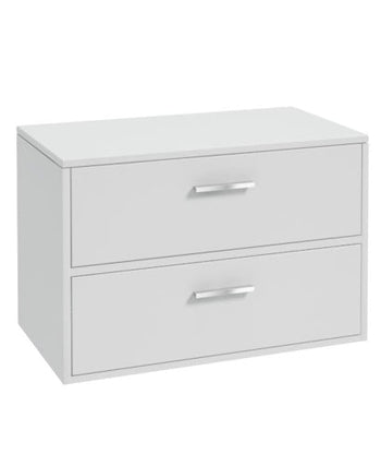 Finland 80cm Countetop Vanity Unit Matt White