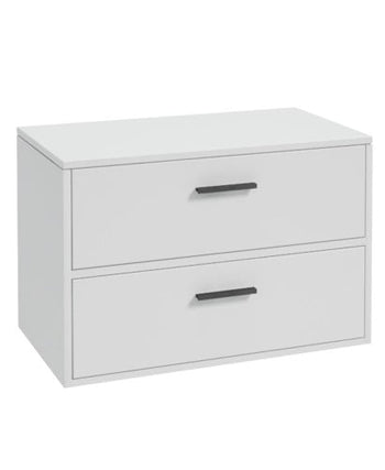 Finland 80cm Countetop Vanity Unit Matt White