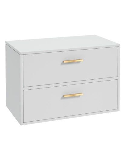 Finland 80cm Countetop Vanity Unit Matt White