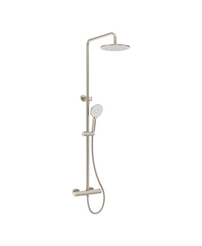 Alita Rain Thermostatic Shower Kit Brushed Nickel | USH0027