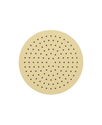 Sync Round Thin Stainless Steel Shower Head 250mm Brushed Gold | USH0050