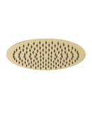 Sync Round Thin Stainless Steel Shower Head 250mm Brushed Gold | USH0050