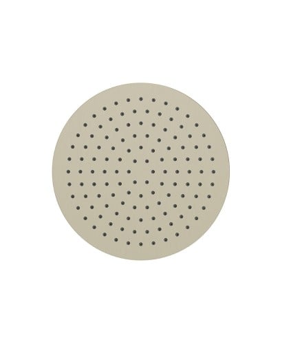 Sync Round Thin Stainless Steel Shower Head 250mm Brushed Nickel | USH0051