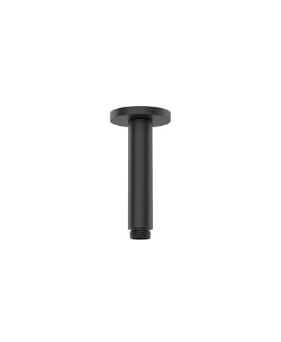 Sync Round Ceiling Shower Arm 200mm Matt Black | USH0062