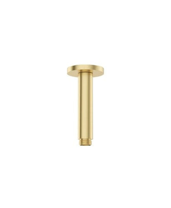 Sync Round Ceiling Shower Arm 200mm Brushed Gold | USH0063