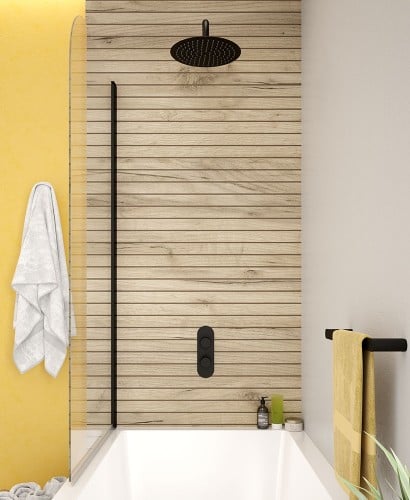 Alita Knurled Bath Set 4 Matt Black | USH0117