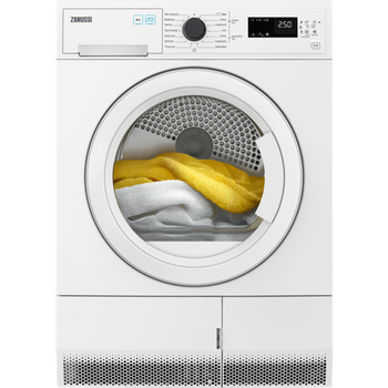Zanussi 8kg Condenser Tumble Dryer-White| ZDC82B4PW