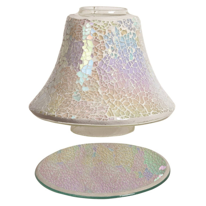 Aromatize Pearl Crackle Jar Shade & Tray Set │AR1759