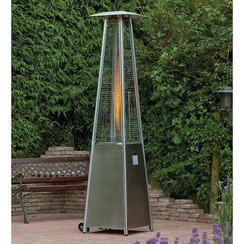 13kW Stainless Steel Gas Patio Flame Tower with Cover │BU-KO-SS