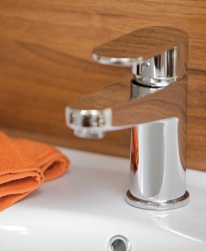 Norfolk Eco Flow Basin Mixer c/w Mushroom Waste│CORN002