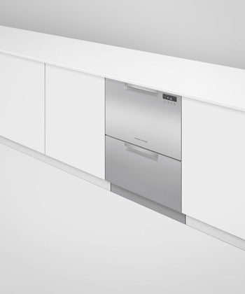 Fisher & Paykel Double Drawer 12 Place Integrated Dishwasher- Stainless Steel│DD60DCHX9