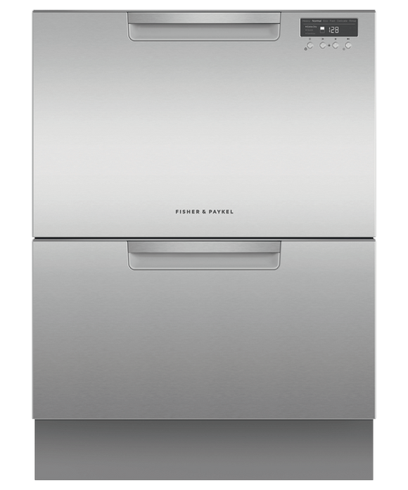 Fisher & Paykel Double Drawer 12 Place Integrated Dishwasher- Stainless Steel│DD60DCHX9