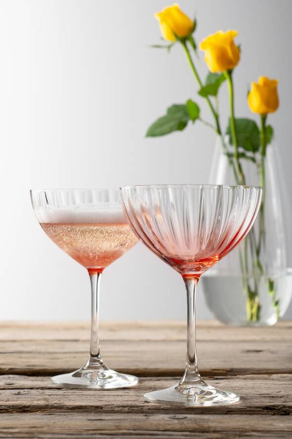 Galway Crystal Erne Cocktail / Saucer Champagne Glass