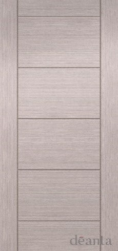 HP12 Contemporary Solid Light Grey Ash Door