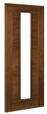 HP16G Contemporary Glazed/Unglazed Solid Walnut Door