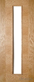 HP16G Contemporary Glazed/Unglazed Solid Oak Door