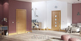 HP18G Minimal & Modern Styled Glazed/Unglazed Oak Door
