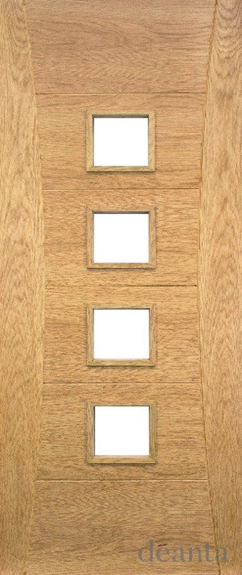 HP18G Minimal & Modern Styled Glazed/Unglazed Oak Door