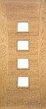 HP18G Minimal & Modern Styled Glazed/Unglazed Oak Door