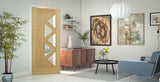 HP27GC Classic Glazed Oak Door with Contemporary Twist
