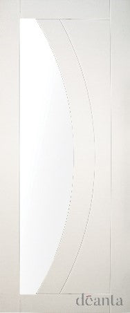 HP35GF Minimal & Modern Styled Glazed Primed Door