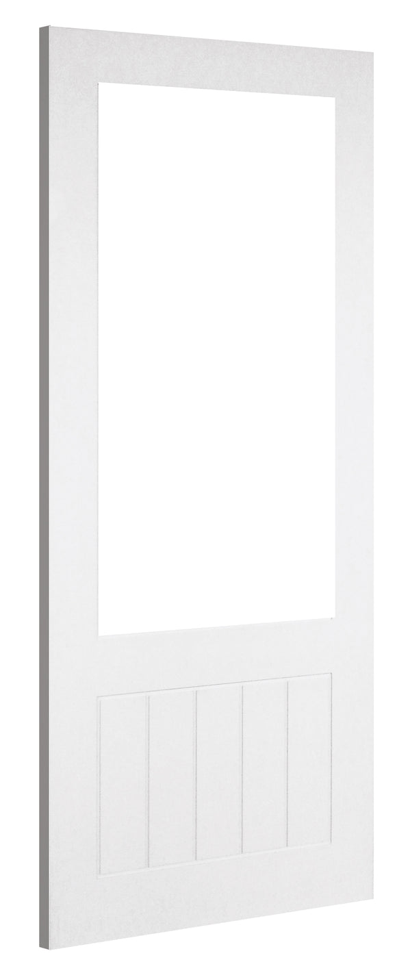 HP38G Traditional Style Glazed/Unglazed Primed Door
