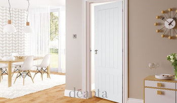 HP38 Traditional Style Primed Door