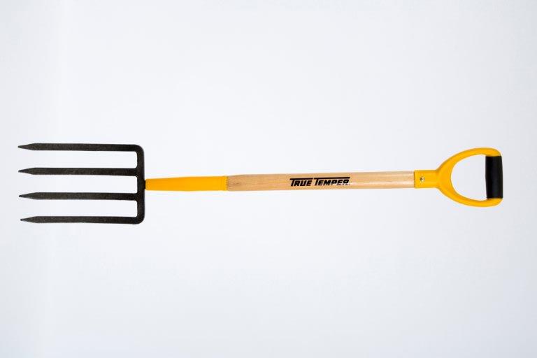 True Temper Digging Fork Wood Handle D Grip | MC2103