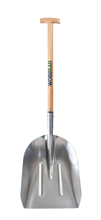 Workman Grain 28'' Ash T. Handle Aluminium Shovel | MC325