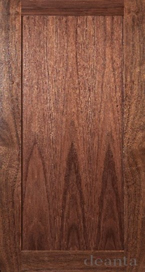 NM5 Shaker Style Walnut Fire Door