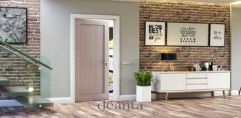 NM5 Shaker Style Light Grey Ash DOOR