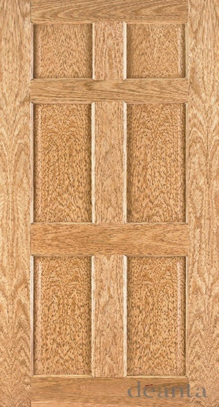 NM8 Classic 6 Panel Oak Door