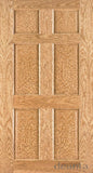 NM8 Classic 6 Panel Oak Door
