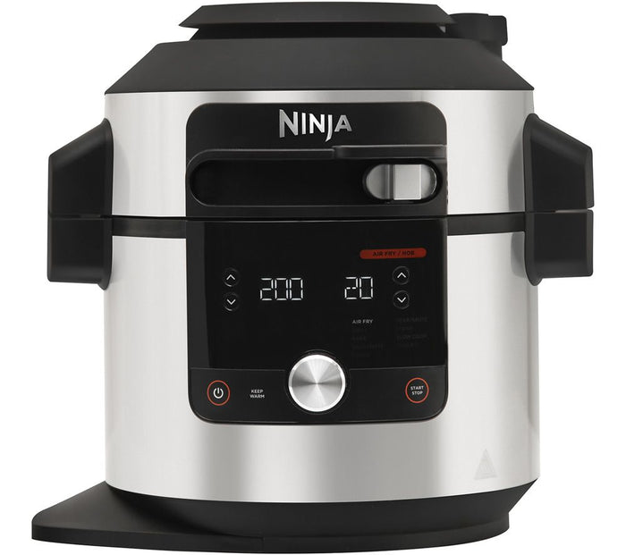 Ninja Foodi Max 14 in 1 SmartLid Multicooker-Stainless Steel & Black │OL650UK
