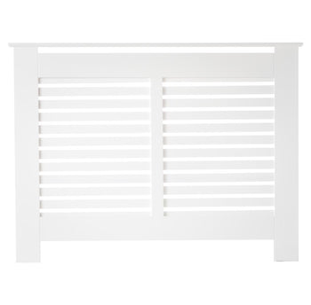 Tema Rhode Island White Radiator Cover Medium