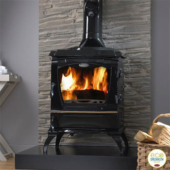 Waterford Stanley Reginald Eco Boiler Stove- Black Enamel | RESBE
