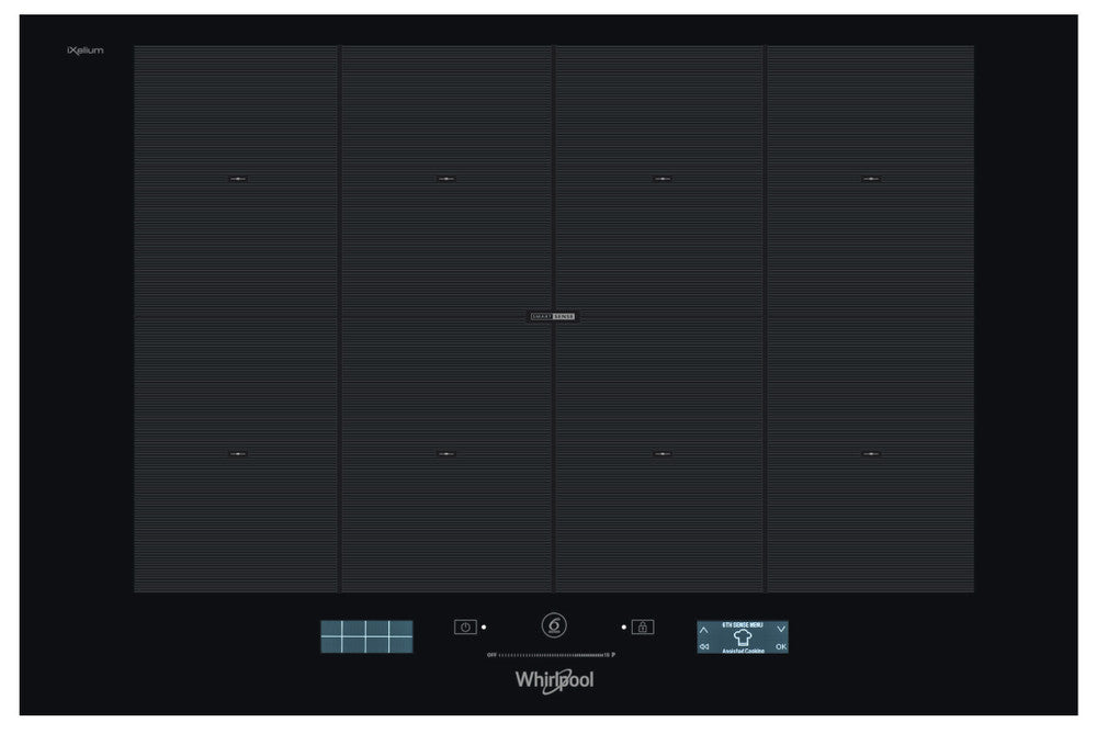 Whirlpool 77cm 6th Sense Smart Induction Hob │SMP 778 C/NE/IXL