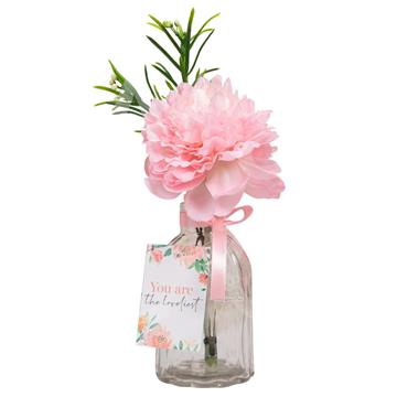 Sophia You Are The Loveliest Pink Flower in Glass Jar│SP2278L