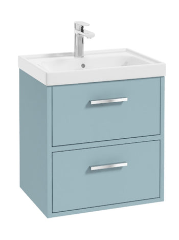 Finland 50cm Vanity Unit Matt Morning Sky Blue