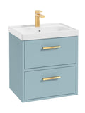 Finland 50cm Vanity Unit Matt Morning Sky Blue