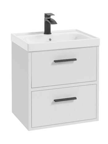 Finland 50cm Vanity Unit Matt White