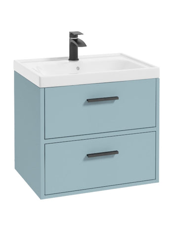 Finland 60cm Vanity Unit Matt Morning Sky Blue
