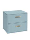 Finland 60cm Countertop Vanity Unit Matt Morning Sky Blue