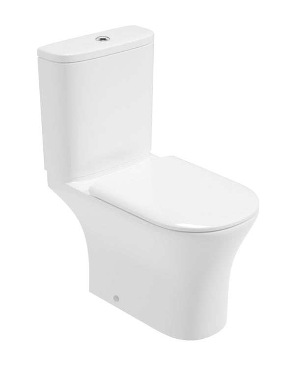 Peña Open Back Close Coupled Rimless Pan & Soft Close Seat | USW0332