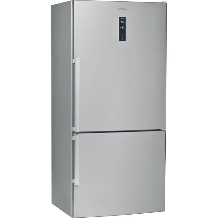 Whirlpool Frost Free Steel Fridge Freezer-  Stainless Steel│W84BE 72 X UK 2