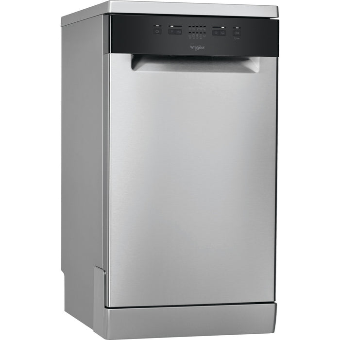 Whirlpool 10 Place Slimline Freestanding Dishwasher-Stainless Steel│WSFE 2B19 X UK N